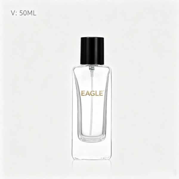 30 + <bdi>50 ml</bdi> square clear glass perfume bottle refillable spray bottle, wholesale — wholesale glass packaging from Eaglebottle China factory