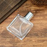 Wholesale Square Glass Perfume Bottle Custom Clear 50ml 100ml | Eaglebottle