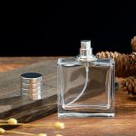 Wholesale Square Glass Perfume Bottle Custom Clear 50ml 100ml | Eaglebottle