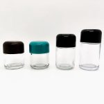 Grosir 60ml 90ml 100ml 180ml Simpanan Anti Bau Kosong Toples Ganja Tahan Anak Dengan Tutup Kubah CRC | botol elang