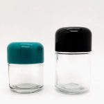 Grosir 60ml 90ml 100ml 180ml Simpanan Anti Bau Kosong Toples Ganja Tahan Anak Dengan Tutup Kubah CRC | botol elang