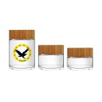 Velkoobchod 1oz 2oz 3oz 4oz džbán na suché květy konopí W/ Bamboo CRC Cap | Orlí láhev