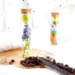 Engros Engros 10 ml borosilikatglas reagensglas hætteglas Korkprop Brugerdefineret 30 ml 40 ml 50 ml 60 ml 80 ml 100 ml klart rørformet hætteglas | Ørneflaske