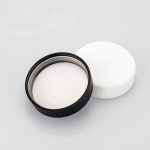 Grosir Toples Hitam Putih Matte Tahan Anak Kustom 2oz 3oz 4oz 5oz Toples Kaca Kemasan Bunga Dengan Tutup Sekrup Plastik Hitam | botol elang