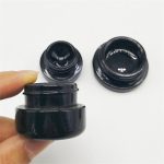 Pot de vidre a l'engròs Oli a prova d'olors de grau alimentari Pot de vidre UV negre sòlid 5 ml 9 ml Envàs de concentrat d'1 gram amb tapa negra a prova de nens | Botella d'àguila