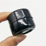 Pot de vidre a l'engròs Oli a prova d'olors de grau alimentari Pot de vidre UV negre sòlid 5 ml 9 ml Envàs de concentrat d'1 gram amb tapa negra a prova de nens | Botella d'àguila