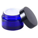 د عمده پلور ګمرک مینی 10ml 15ml 30ml امبر پاک نیلي تور شیشې لپ بام کانټینر د کاسمیټیک کریم جار 5g 0.5oz د پوستکي پاملرنې جار د لندبل سره | عقاب بوتل