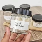 Grosir 106 212 314Ml Toples Ergo Kaca Sisi Lurus dengan Sumbat Logam Tinggi Berbagai Bentuk Bulat Botol Acar Kaca Kosong Penyimpanan Kemasan Makanan untuk Penggunaan Industri | botol elang