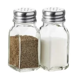 Heildsöluverksmiðjubein 4oz 120ml ferkantað glerkryddkrukkur með loftþéttum málmlokum tómum kryddílátum Hristipottinn Matur kryddmiðar innifalinn | Örnflaska