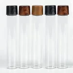 Venda a l'engròs de tub de vidre de 30 mm amb tapa de suro 12-110 ml pot cilíndric de llumins de vidre Espelma d'emmagatzematge de vidre ampolla amb tapa de suro | Botella d'àguila