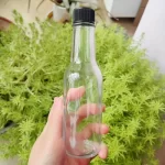 Engros Genanvendelig 3 oz 90 ml 5 oz 150 ml varm sauce Woozy glasflaske med lækagesikker skruelåg og dråbeindsats til køkken | Ørneflaske