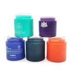 Venda a l'engròs pots d'aliments resistents a nens contenidor de concentrat verd ampolles de vidre a prova d'olor pot de vidre | Botella d'àguila