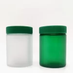 Venda a l'engròs pots d'aliments resistents a nens contenidor de concentrat verd ampolles de vidre a prova d'olor pot de vidre | Botella d'àguila