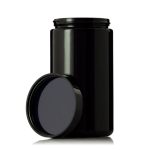 Grosir 1 Oz 3 OZ Botol Kaca Uv Violet Alami 250Ml 500Ml Toples Kaca Hitam Tutup Atas Sekrup Krim Perlindungan Cr Suplemen Nutraceutical Toples Kaca botol elang