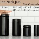 Grosir 1 Oz 3 OZ Botol Kaca Uv Violet Alami 250Ml 500Ml Toples Kaca Hitam Tutup Atas Sekrup Krim Perlindungan Cr Suplemen Nutraceutical Toples Kaca botol elang