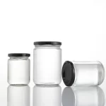 8 oz 16 oz 32 oz de vidre transparent Mayo/Economy Pots conserves Mason Sauce