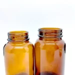 Venda a l'engròs 60ml -1L ambre transparent blau envasador/píndola/ampolla de vidre de vitamina amb tapa | Botella d'àguila