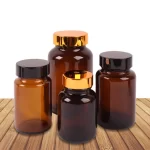 Farmacèutica a l'engròs 30ml 60ml 100ml 200ml 500ml Ampolla de pastilles de vidre Boca ampla amb tauletes de vidre Pot per a envasos de càpsules de píndoles | Botella d'àguila