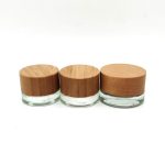 Pot de concentrat de vidre transparent a l'engròs de 5 ml 7 ml 9 ml amb tapa de bambú a prova de nens | Botella d'àguila