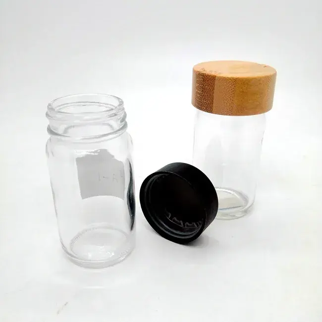 Pot de tub de junta de vidre de 90 mm de pre-roll Embalatge d'ampolla de 30 g a prova de nens
