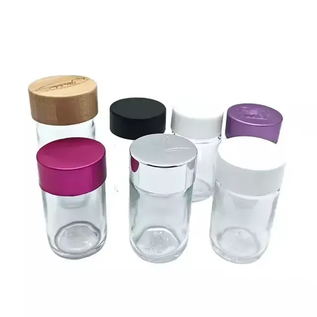 Pot de tub de junta de vidre de 90 mm de pre-roll Embalatge d'ampolla de 30 g a prova de nens