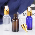 Grosir Minyak Esensial Kosmetik Kosong Gunakan Botol Boston Kaca Amber Biru Bening dengan Botol Penetes Tutup Sekrup 30Ml 60Ml Pemasok | botol elang