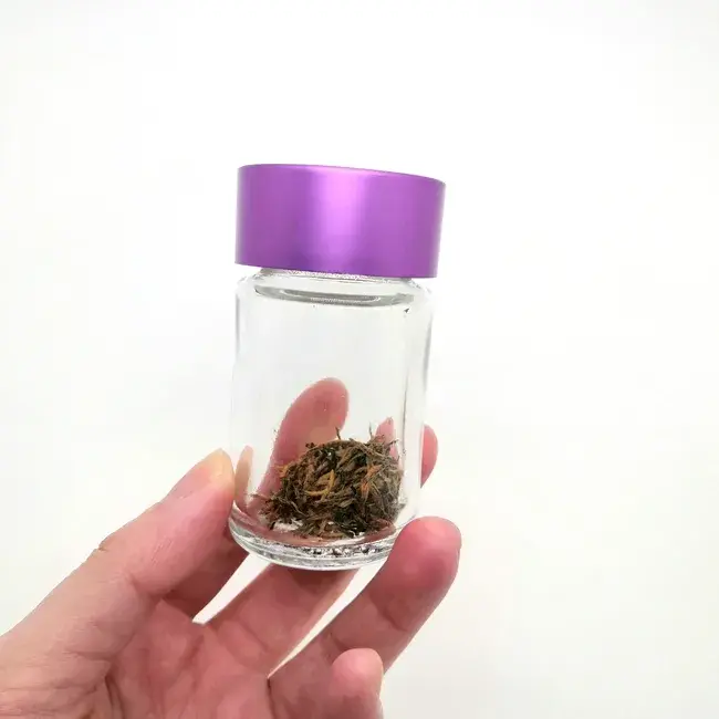 Pot de tub de junta de vidre de 90 mm de pre-roll Embalatge d'ampolla de 30 g a prova de nens