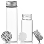 Venda a l'engròs de tub de vidre de 30 mm amb tapa de suro 12-110 ml pot cilíndric de llumins de vidre Espelma d'emmagatzematge de vidre ampolla amb tapa de suro | Botella d'àguila