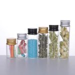 Venda a l'engròs de tub de vidre de 30 mm amb tapa de suro 12-110 ml pot cilíndric de llumins de vidre Espelma d'emmagatzematge de vidre ampolla amb tapa de suro | Botella d'àguila