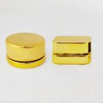 മൊത്തവ്യാപാരം 5ml 7ml 9ml Tiny Vaccum Jar Sealer Concentrates Glass Gold Sliver UV Concentrate Jars Wax Child Proof Containers Oil | കഴുകൻ കുപ്പി