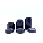3oz Stoples Kaca Tahan Anak Dengan Tutup Hitam/Putih | botol elang